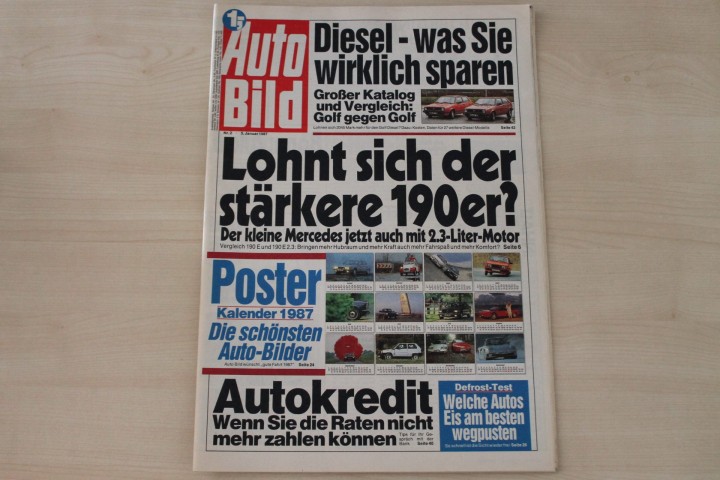 Deckblatt Auto Bild (02/1987)